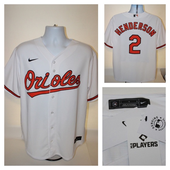 NEW Nike MLB Gunnar Henderson Baltimore Orioles Jersey # 2 : Size Large - Picture 1 of 9